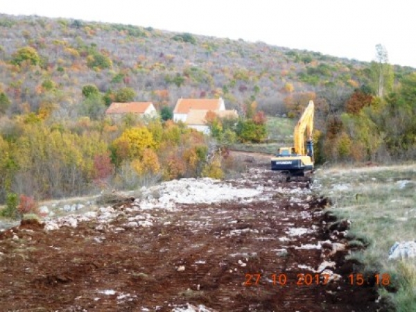 Građevinske aktivnosti u Grabovici