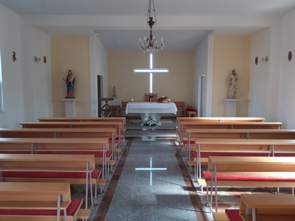 Novi izgled interijera crkve u Bukovoj Gori